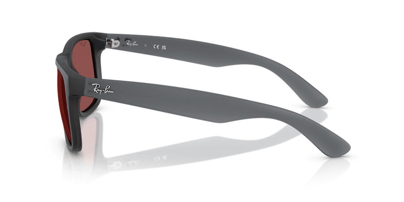 Ray-Ban JUSTIN RB4165 in Opal Grey / Dark Violet - Alternate View