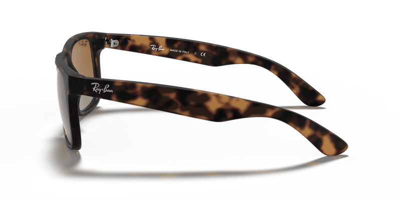 Ray-Ban JUSTIN RB4165 in Havana / Brown & Grey Polarized - Alternate View
