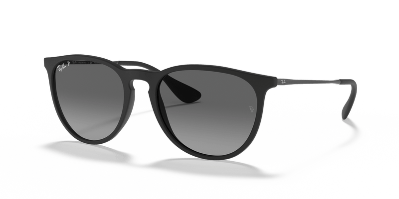 Ray-Ban ERIKA RB4171 in Rubber Black / Grey Polarized - Alternate View
