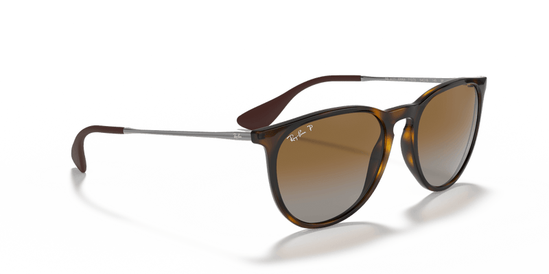 Ray-Ban ERIKA RB4171 in Light Havana / Brown Polarized - Temple Detail