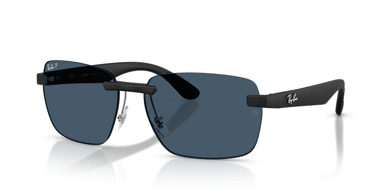 Ray-Ban RB4470CH in Sand Black / Polarized Ultra Lenses Blue - Alternate View