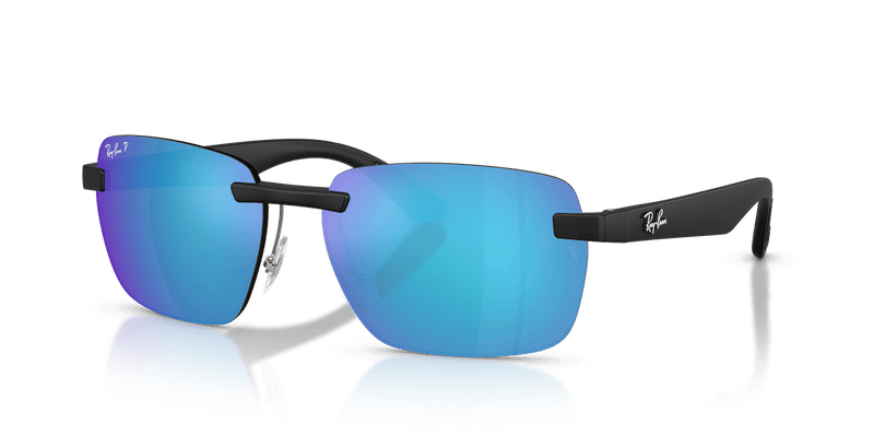 Ray-Ban RB4470CH in Sand Black / Polarized Green - Alternate View