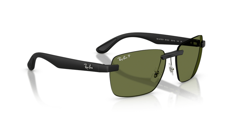 Ray-Ban RB4470CH in Sand Black / Polarized Ultra Lenses Green - Alternate View