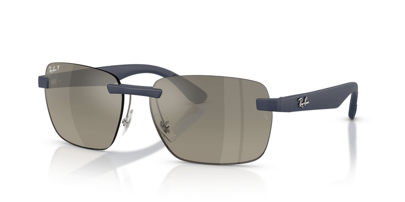 Ray-Ban RB4470CH in Sand Dark Blue / Grey Gradient Polarized - Alternate View