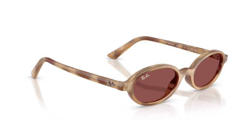 Ray-Ban RB4472 in Cream Havana / Dark Violet - Alternate View