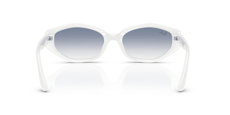 Ray-Ban RB4473D in White / Clear Gradient Light Blue - Alternate View