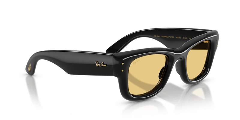 Ray-Ban WAYFARER PUFFER RB4940 in Black / Yellow - Alternate View