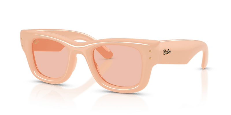 Ray-Ban WAYFARER PUFFER RB4940 in Solid Nude / Dark Pink - Alternate View