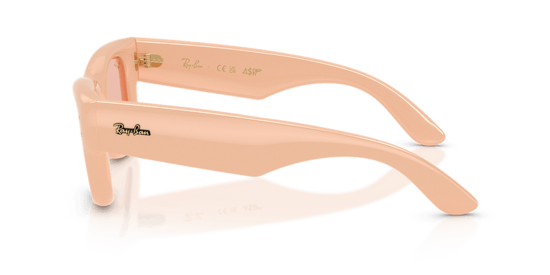 Ray-Ban WAYFARER PUFFER RB4940 in Solid Nude / Dark Pink - Alternate View