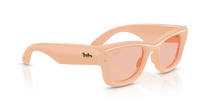 Ray-Ban WAYFARER PUFFER RB4940 in Solid Nude / Dark Pink - Alternate View