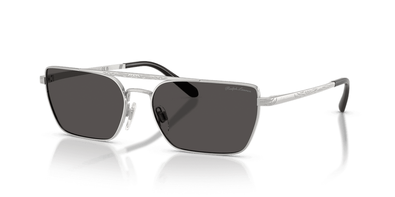 Ralph Lauren RL7092 in Shiny Silver / Dark Grey (900187) - Front View