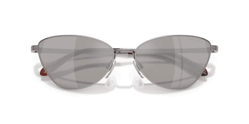 Ralph Lauren RL7093 in Shiny Gunmetal / Light Gray Mirror Silver (90026G) - Alternate View