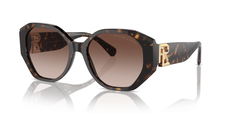 Ralph Lauren THE JULIETTE RL8220 in Dark Havana / Brown Gradient (500313) - Front View