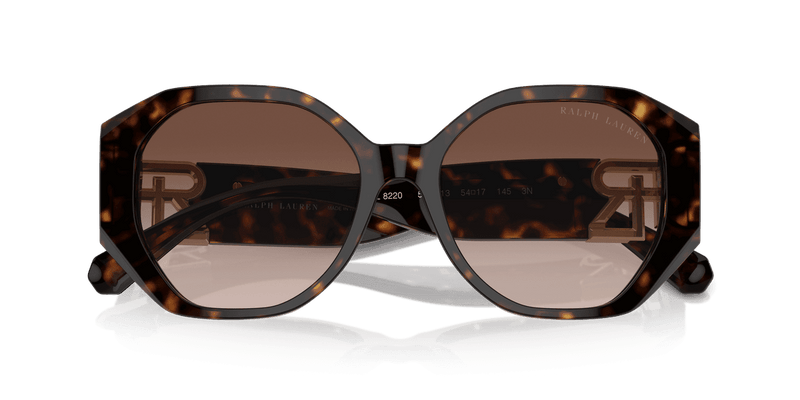 Ralph Lauren THE JULIETTE RL8220 in Dark Havana / Brown Gradient (500313) - Front View