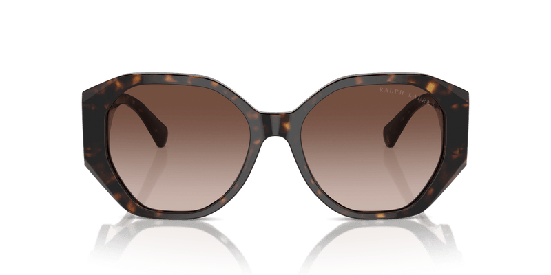 Ralph Lauren THE JULIETTE RL8220 in Dark Havana / Brown Gradient (500313) - Front View