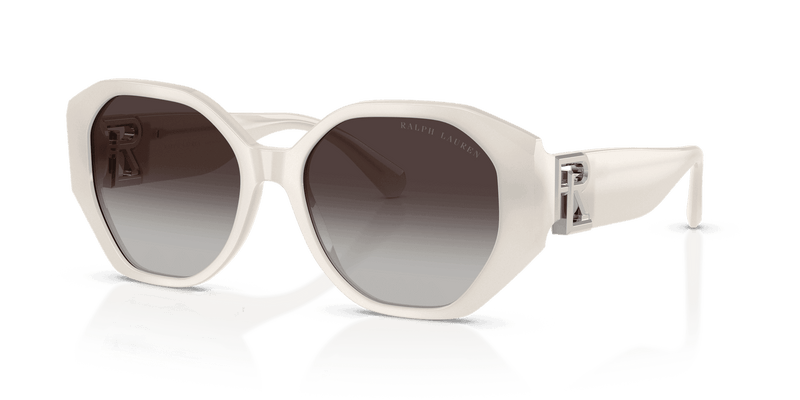 Ralph Lauren THE JULIETTE RL8220 in Opaline Milky / Gradient Grey (61828G) - Front View