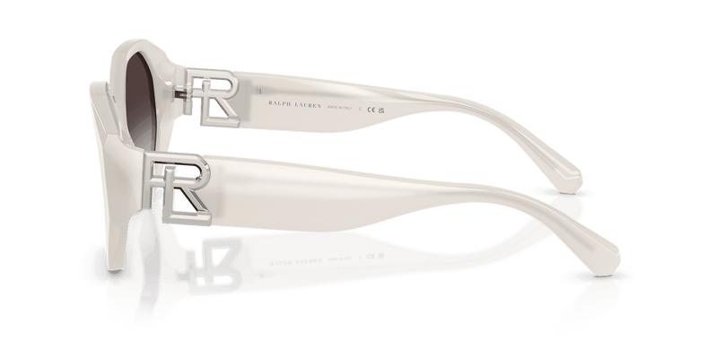 Ralph Lauren THE JULIETTE RL8220 in Opaline Milky / Gradient Grey (61828G) - Front View