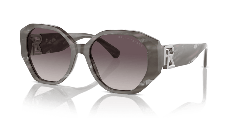 Ralph Lauren THE JULIETTE RL8220 in Oystershell Black / Grey Gradient (617511) - Front View