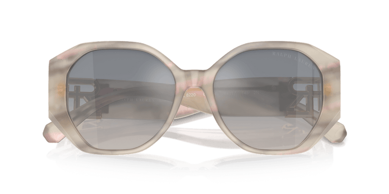 Ralph Lauren THE JULIETTE RL8220 in Oystershell Lilac/Grey / Blue Gradient (61774L) - Side View