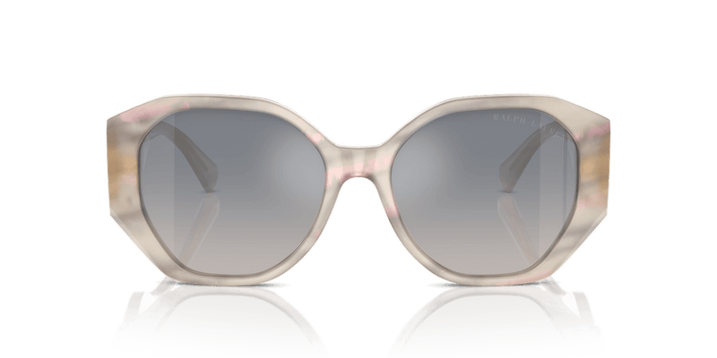 Ralph Lauren THE JULIETTE RL8220 in Oystershell Lilac/Grey / Blue Gradient (61774L) - Back View