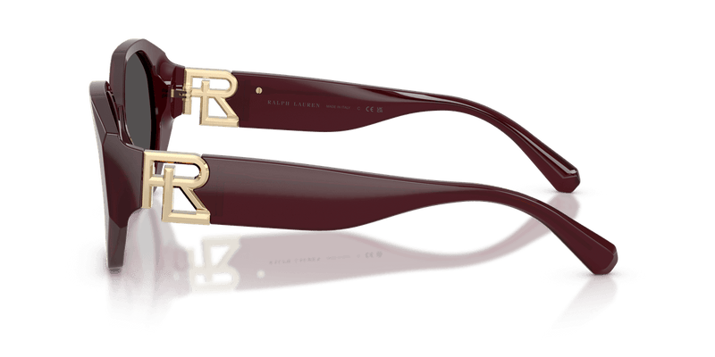 Ralph Lauren THE JULIETTE RL8220 in Solid Bordeaux / Dark Grey (508387) - Front View