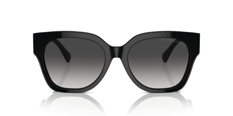 Ralph Lauren THE OVERSZED RICKY RL8221 in Black / Grey Gradient (50018G) - Front View