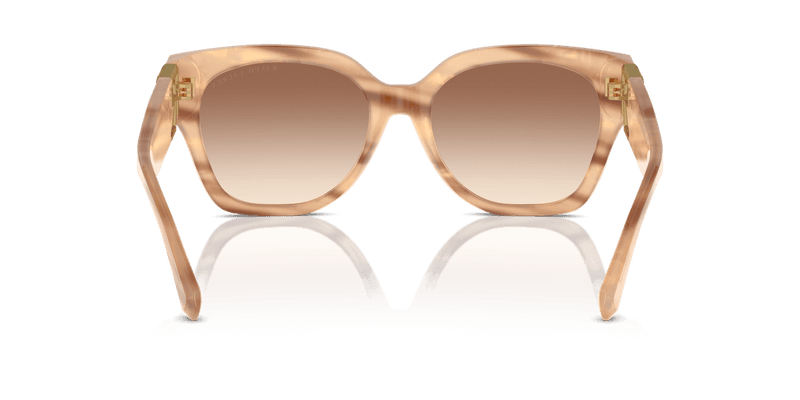 Ralph Lauren THE OVERSZED RICKY RL8221 in Oystershell Brown / Gradient Brown (617913) - Front View