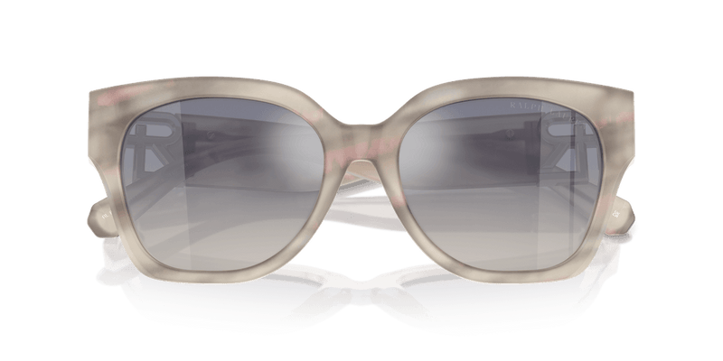 Ralph Lauren THE OVERSZED RICKY RL8221 in Oystershell Lilac/Grey / Blue Gradient (61774L) - Side View