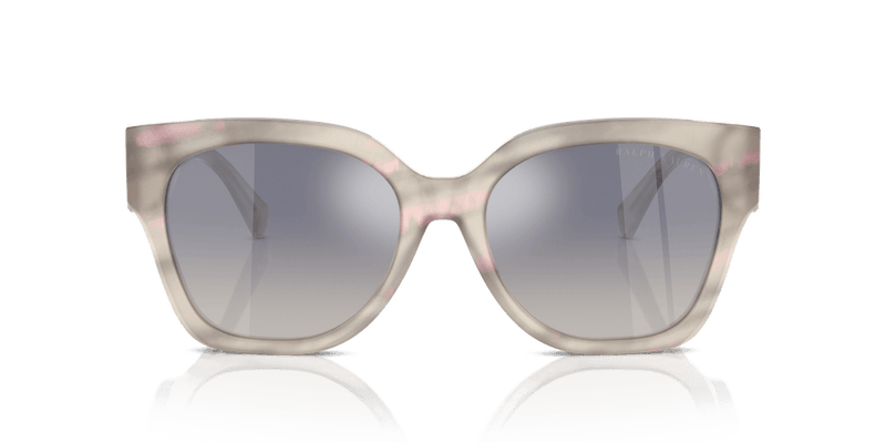Ralph Lauren THE OVERSZED RICKY RL8221 in Oystershell Lilac/Grey / Blue Gradient (61774L) - Back View