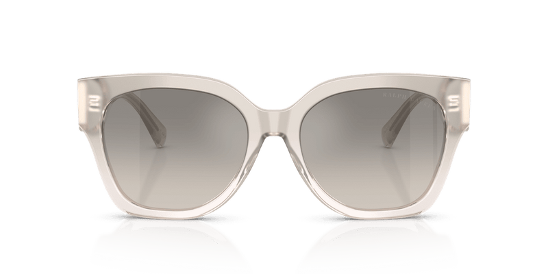 Ralph Lauren THE OVERSZED RICKY RL8221 in Transparent Gray / Grey Gradient Flash (611208) - Front View