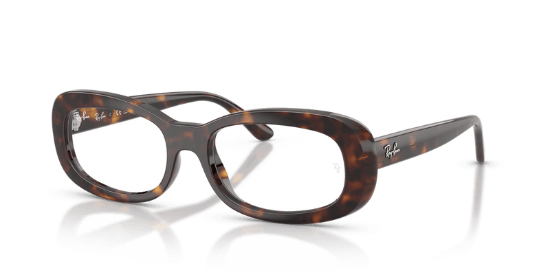 Ray-Ban RX2221V in Havana / Clear - Alternate View