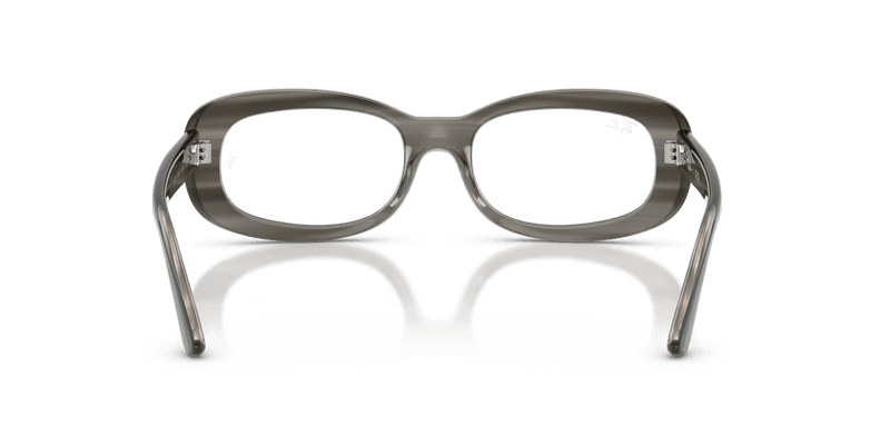 Ray-Ban RX2221V in Striped Grey / Clear - Alternate View