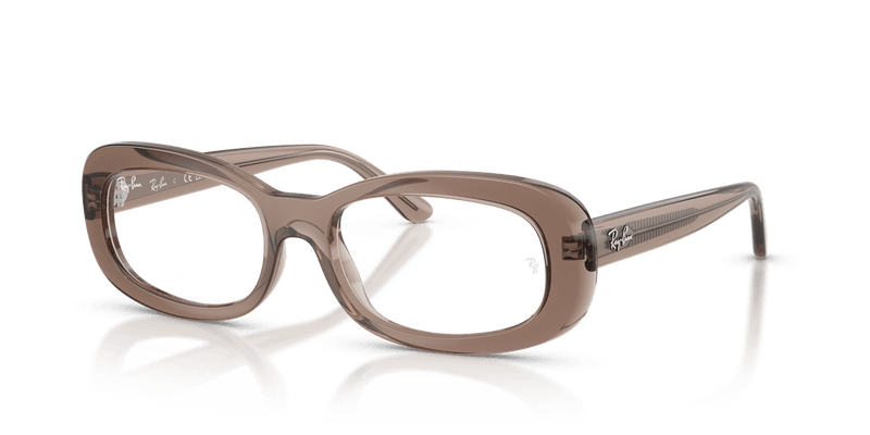 Ray-Ban RX2221V in Transparent Beige / Clear - Alternate View