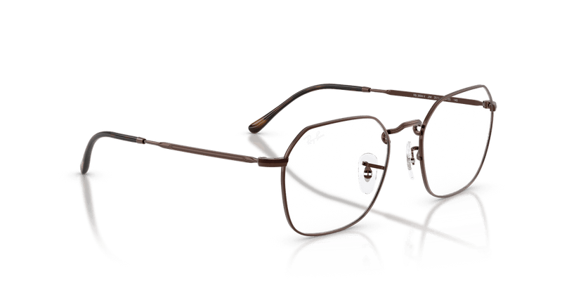 Ray-Ban JIM RX3694V in Brown / Clear - Temple Detail