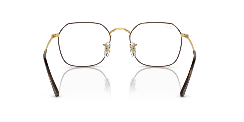 Ray-Ban JIM RX3694V in Havana On Gold / Clear (3177) - Alternate View