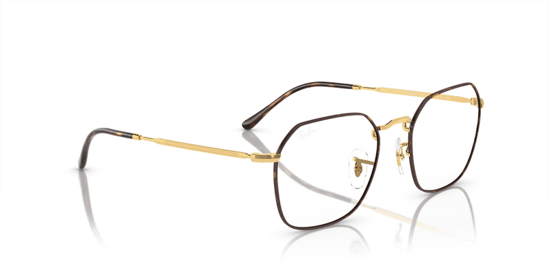 Ray-Ban JIM RX3694V in Havana On Gold / Clear (3177) - Alternate View
