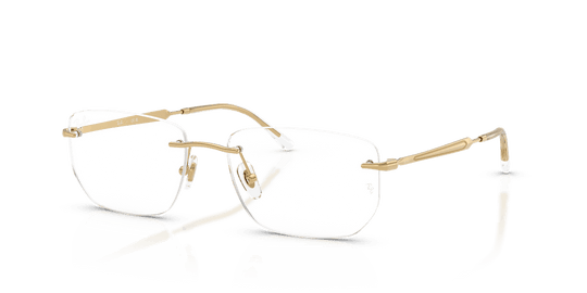 Ray-Ban RX3768V - Arista Gold / Clear