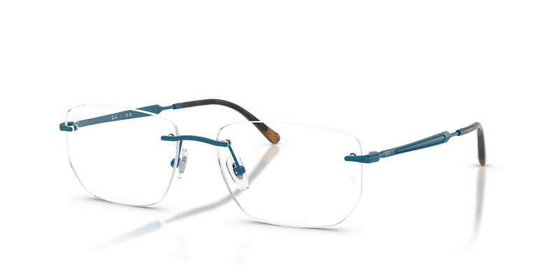 Ray-Ban RX3768V in Blue / Clear - Alternate View