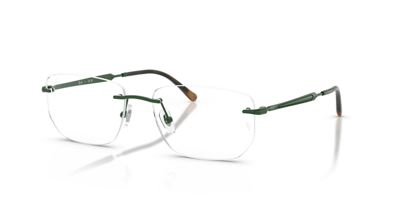 Ray-Ban RX3768V in Green / Clear - Alternate View