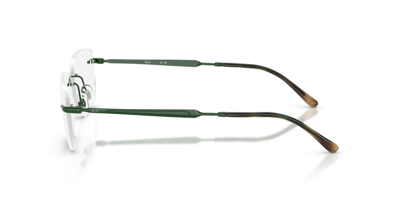 Ray-Ban RX3768V in Green / Clear - Alternate View