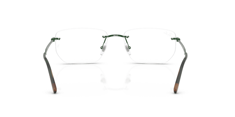 Ray-Ban RX3768V in Green / Clear - Alternate View
