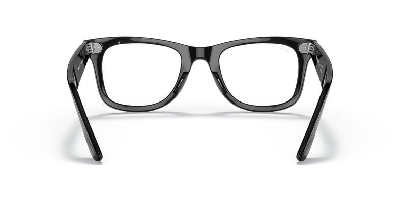 Ray-Ban WAYFARER RX5121F in Black / Clear - Back View