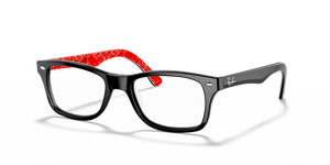 Black On Red / Clear