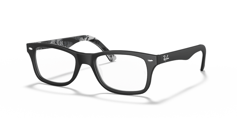 Ray-Ban RX5228 in Black / Clear (5405) - Alternate View