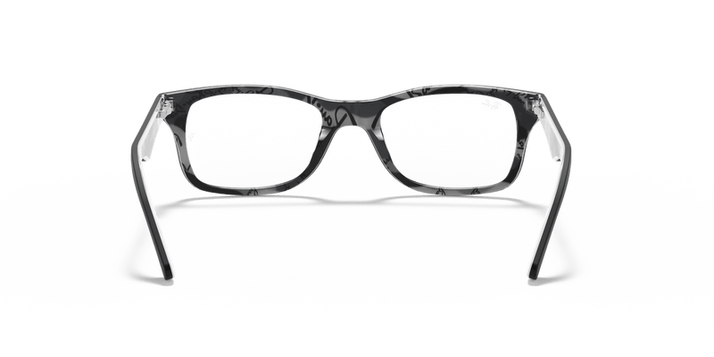 Ray-Ban RX5228 in Black / Clear (5405) - Alternate View