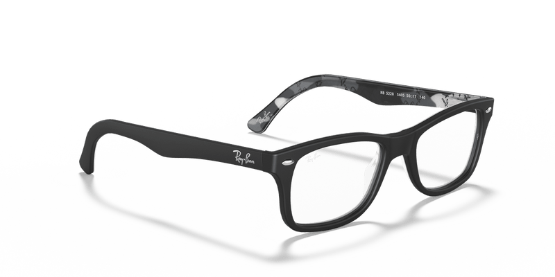 Ray-Ban RX5228 in Black / Clear (5405) - Alternate View