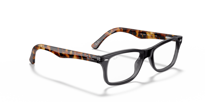 Ray-Ban RX5228 in Grey / Clear (5629) - Alternate View
