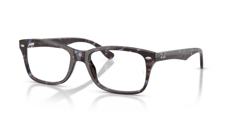 Ray-Ban RX5228 in Havana Blue Turtle / Clear - Alternate View