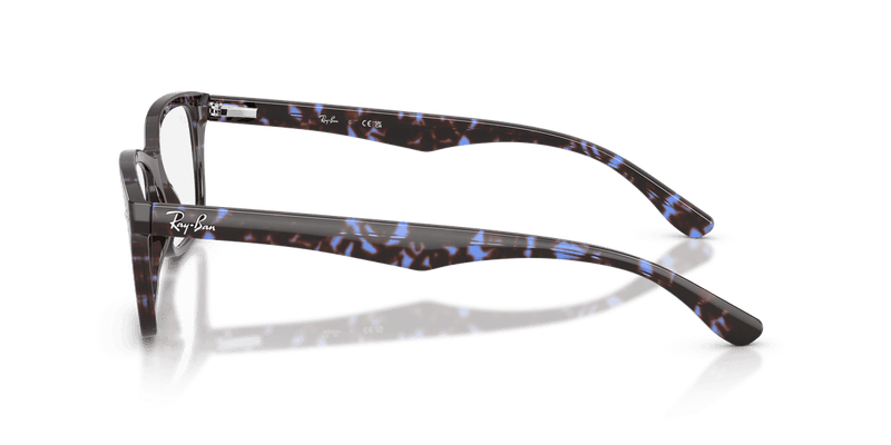 Ray-Ban RX5228 in Havana Blue Turtle / Clear - Alternate View