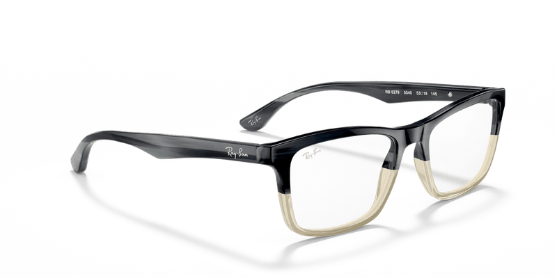 Ray-Ban RX5279 in Grey Horn / Clear - Alternate View